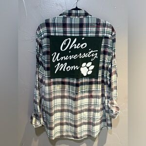 Rad Olive Ohio University Flannel